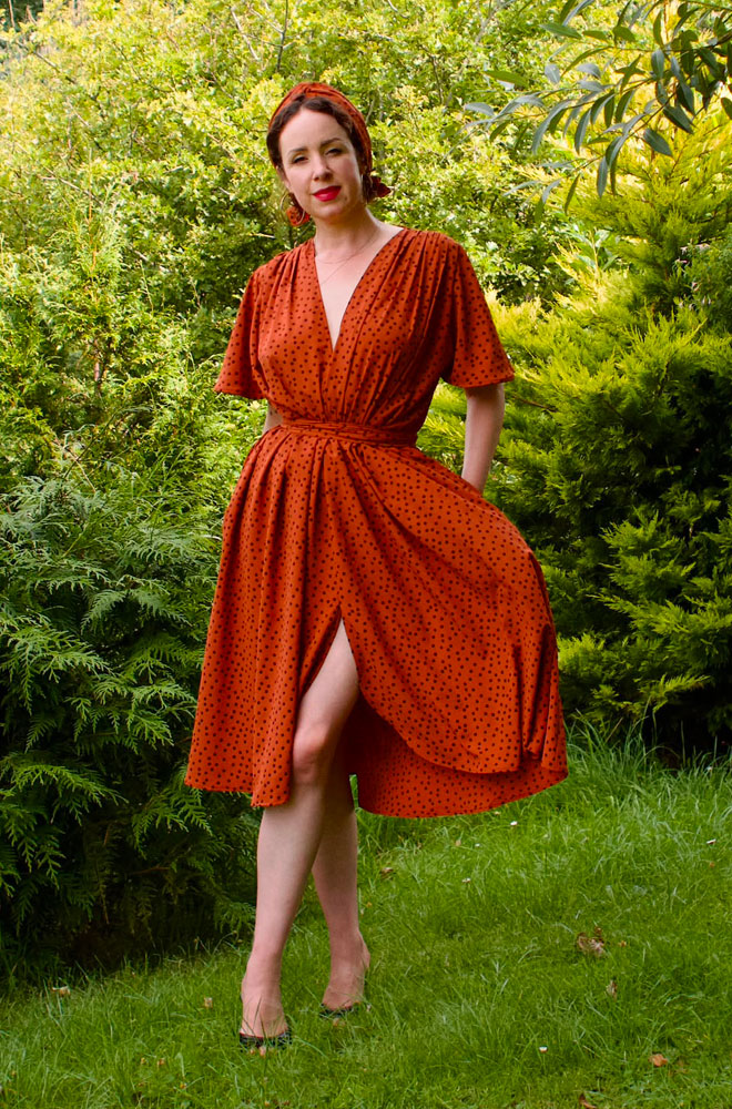 pumpkin orange dress Pre Order Dotty Flutter Sleeve Claudia – Deadly is the Female Size Guide Duke + Dexter, Men's Color:Dusty Blue/Natural group:K2123