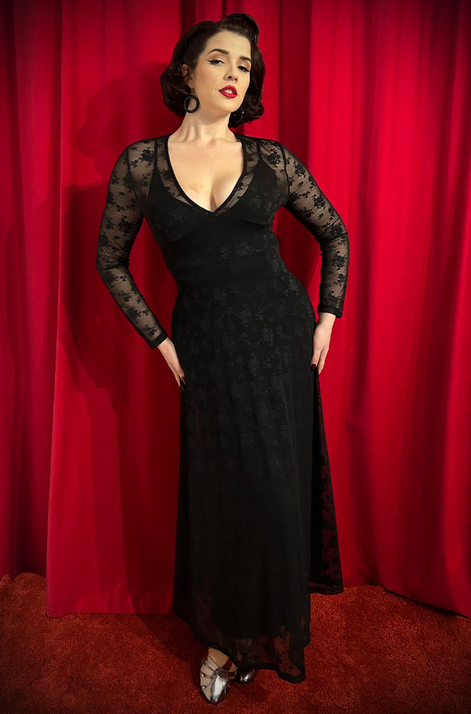 Florence Lace Maxi Dress Deadly is the Female Florence Lace Maxi Dress Deadly is the Female