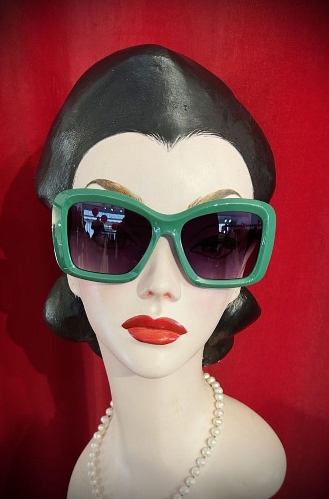 Green Lulu Sunglasses image 1