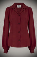 Wine Poppy Blouse image 0