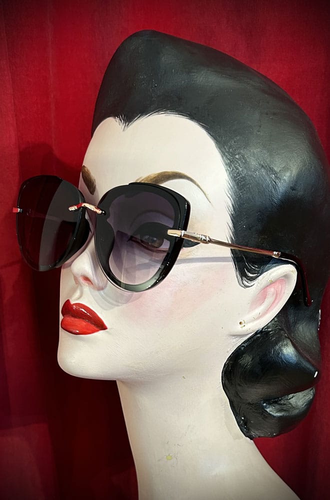 Black Daphne Sunglasses image 1