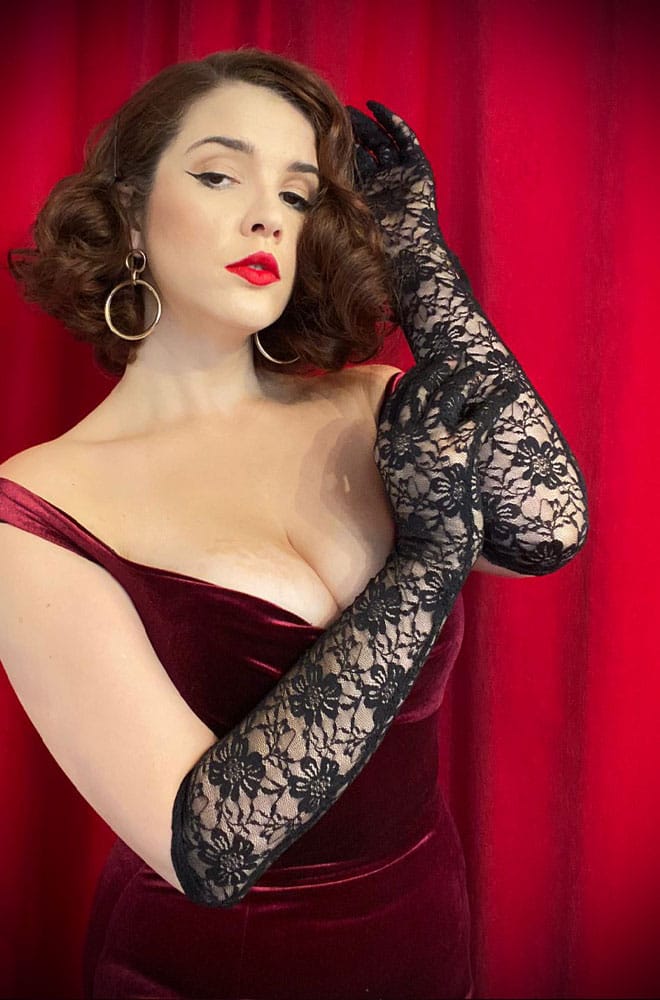 Long Lace Gloves image 0