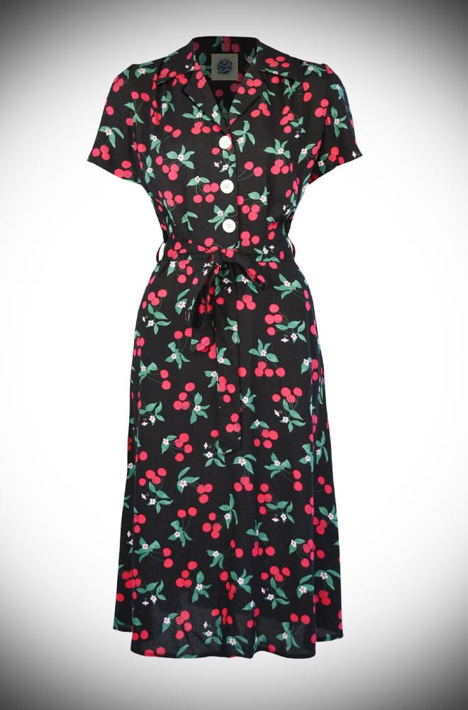 Cherry Shirt Dress image 4