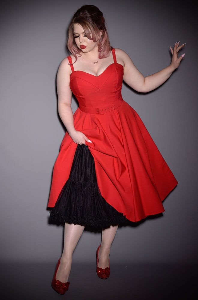 Black 50's Chiffon Petticoat image 0