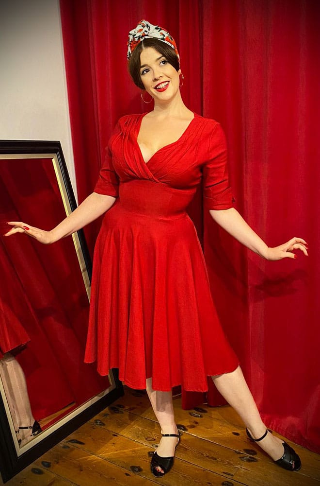 Red Delores Dress image 4