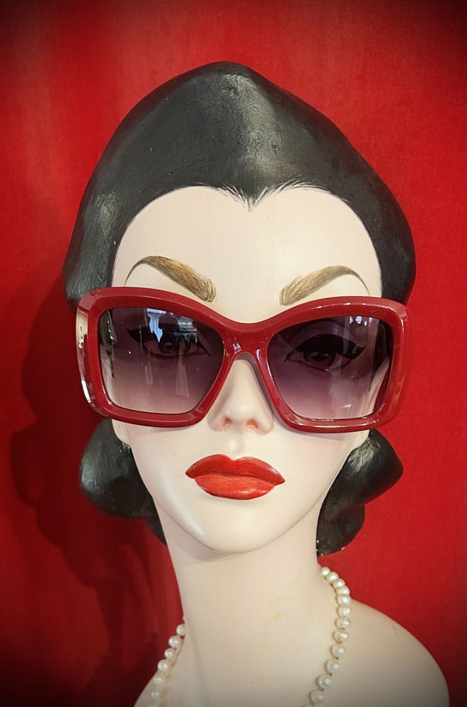Cherry Red Lulu Sunglasses image 1