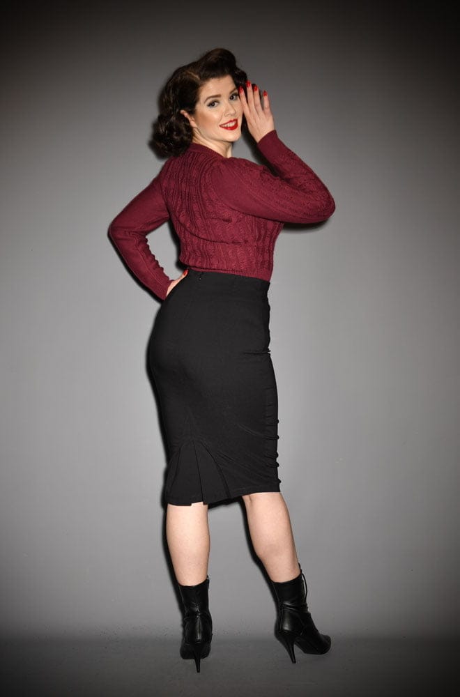 High Waisted Tracy Wiggle Skirt image 1