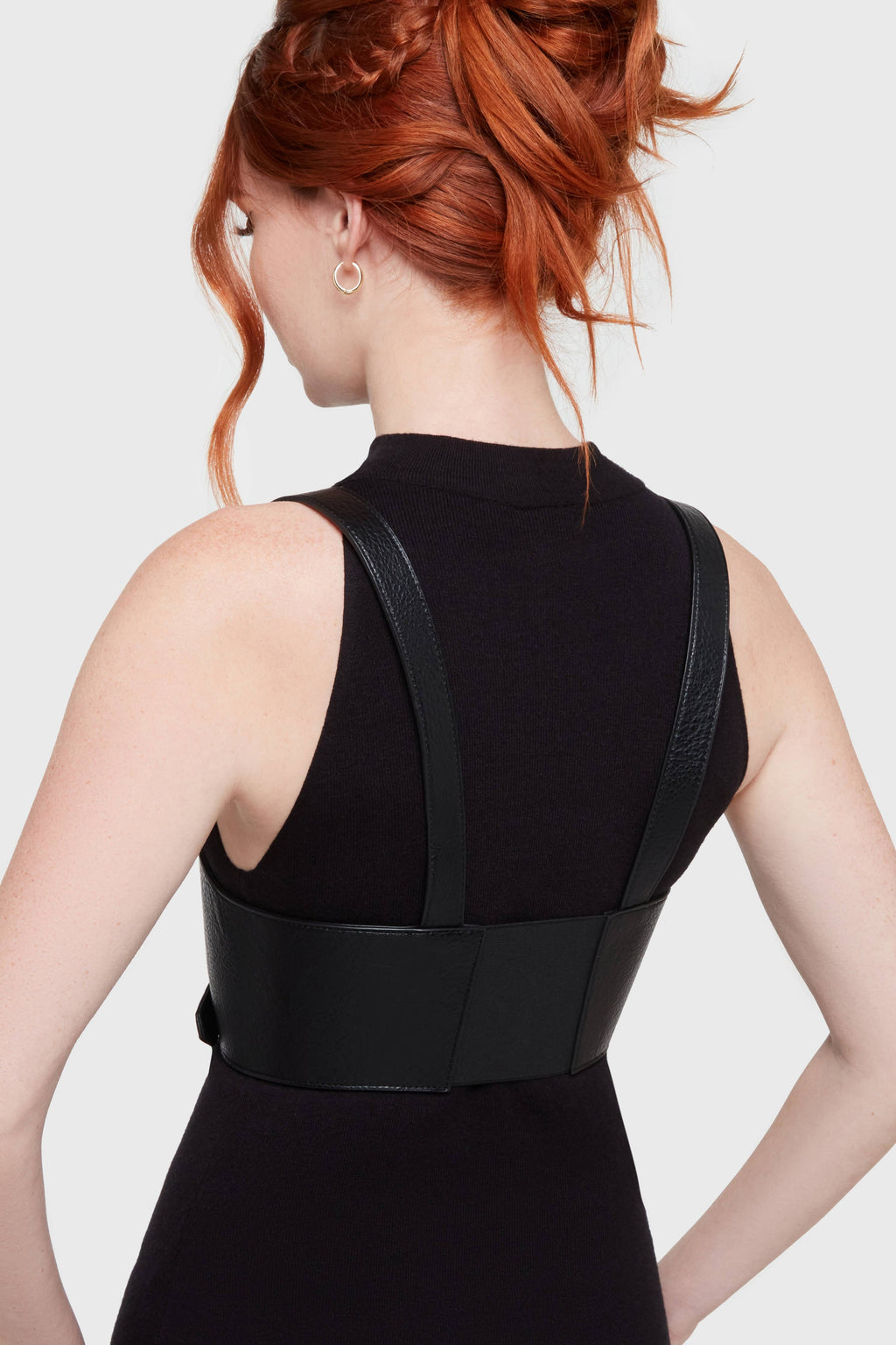 Roseate Harness in Black/Silver