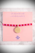 She Believed She Could Charm Tie Bracelet image 0