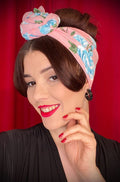 Pink Rose Hair Scarf image 0