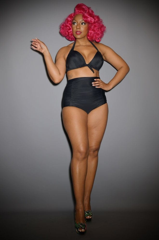 Black Monroe Bikini Bottoms image 7