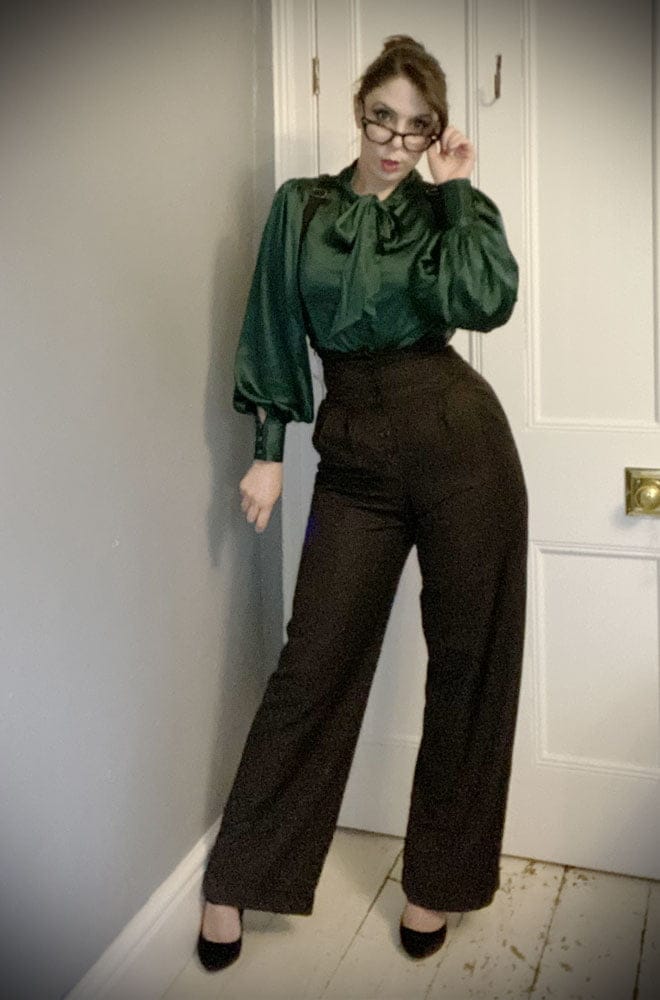 Black Thelma Trousers image 3