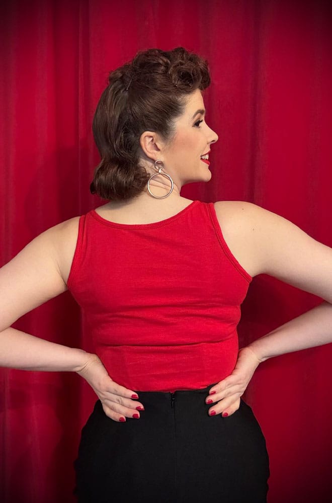 Red Deadly Female Vest image 1
