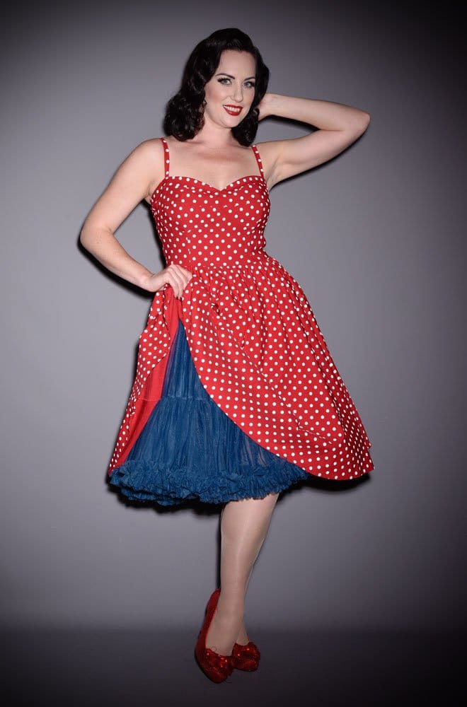 Navy 50's Chiffon Petticoat image 0