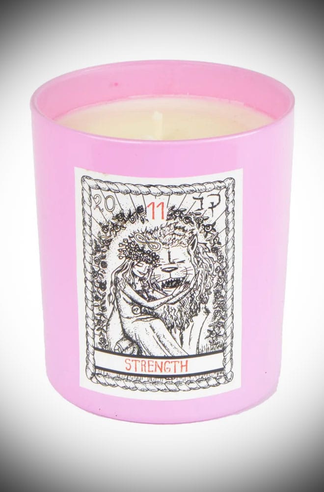 Strength Vanilla Rose Scented Candle image 0