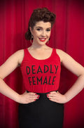 Red Deadly Female Vest image 0