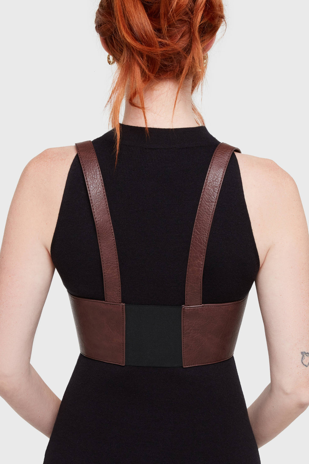 Roseate Harness in Brown/Gold