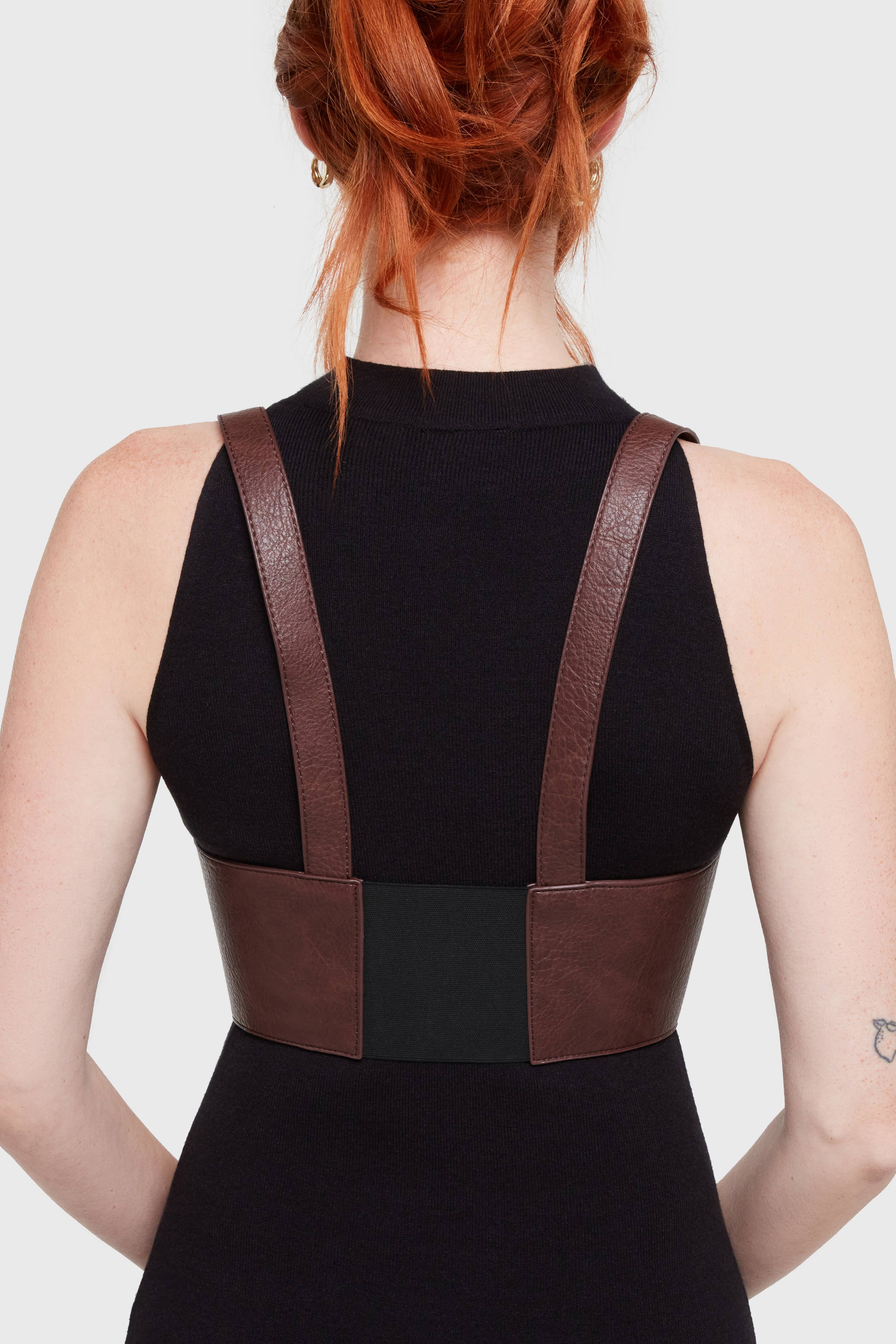 Roseate Harness in Brown/Gold