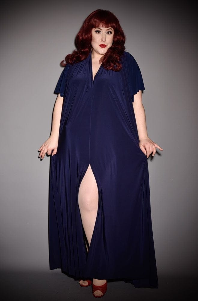 Navy Flutter Claudia Maxi Dress image 2