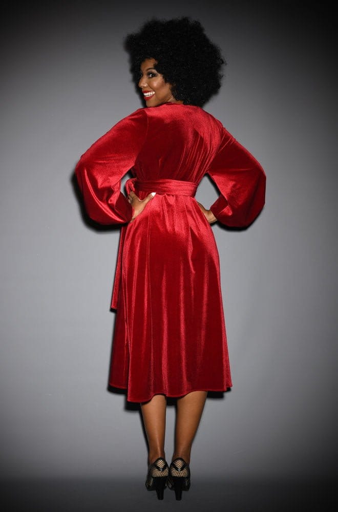 Red Velvet Claudia Dress image 1