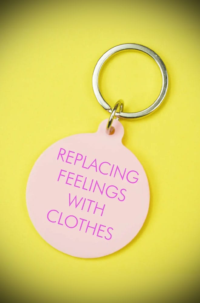 Replacing Feelings with Clothes Keytag image 0