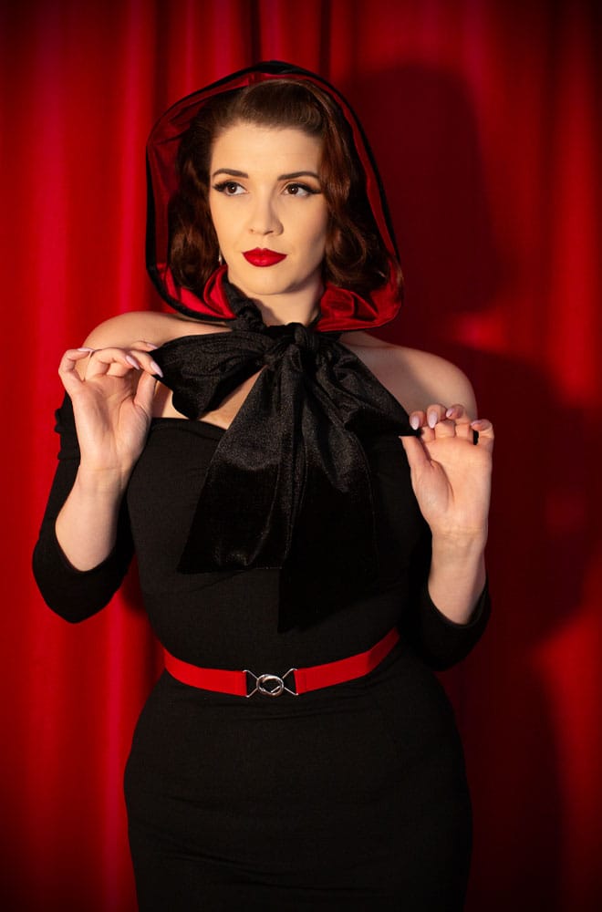 Black Velvet Alexandra Hood image 7