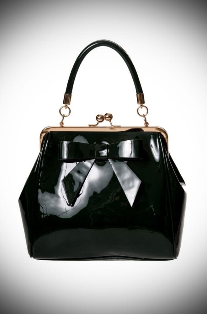 Black Vintage Style Handbag image 1