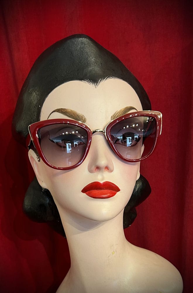 Red Kennedy Sunglasses image 0
