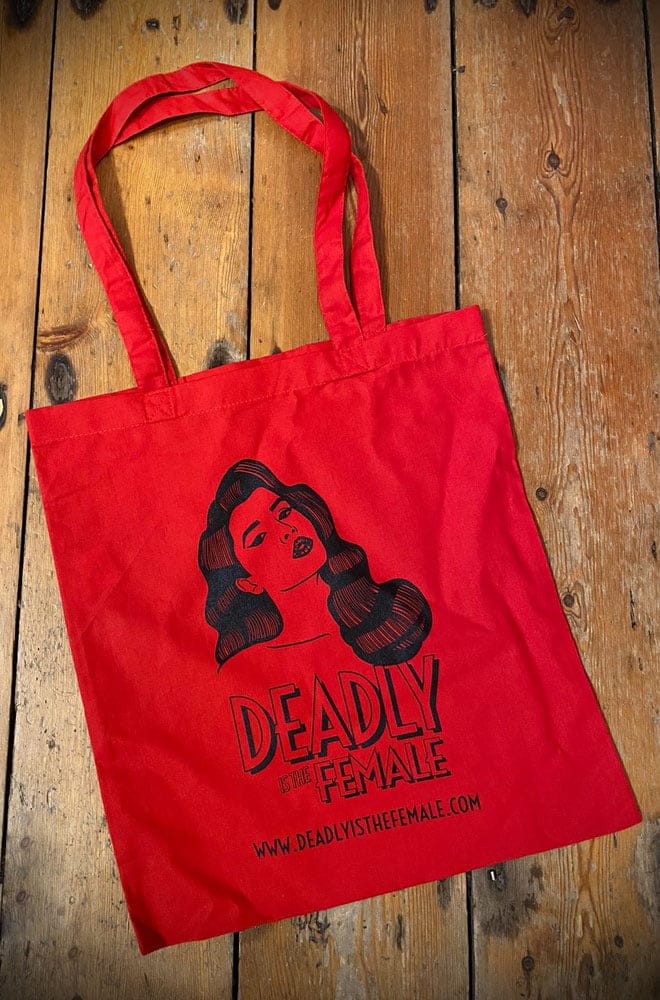 Deadly Scarlett Tote Bag image 0