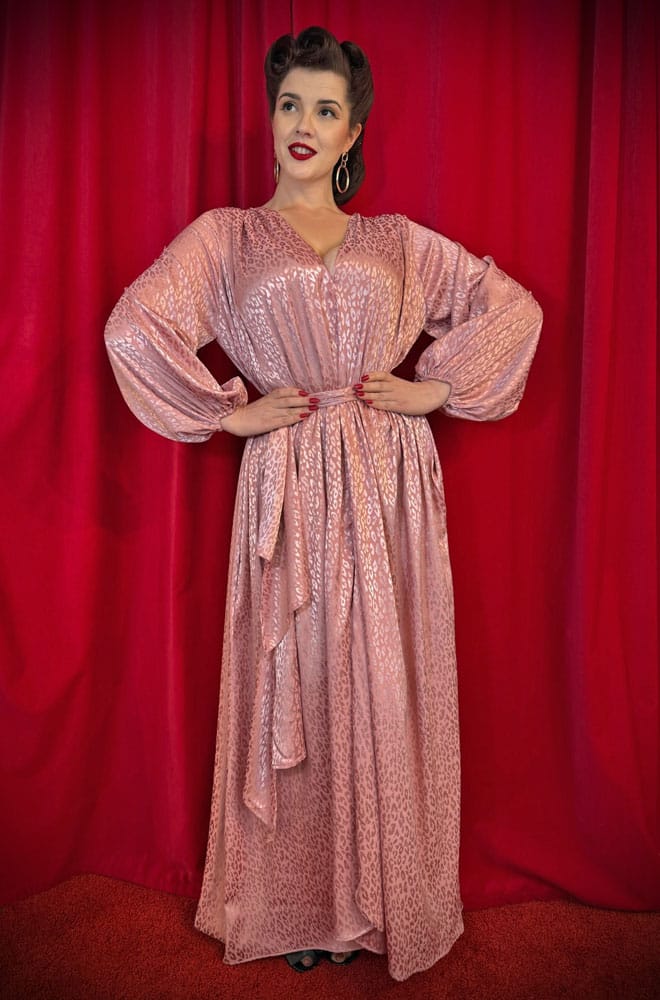 Pink Leopard Claudia Gown image 5