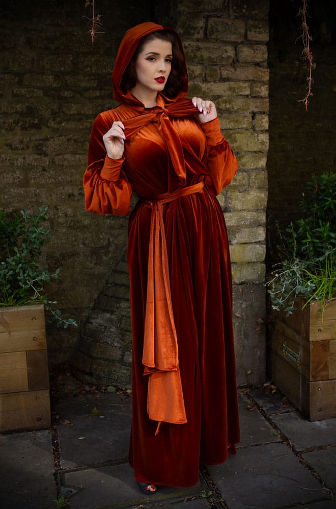 Pumpkin Velvet Alexandra Hood image 4