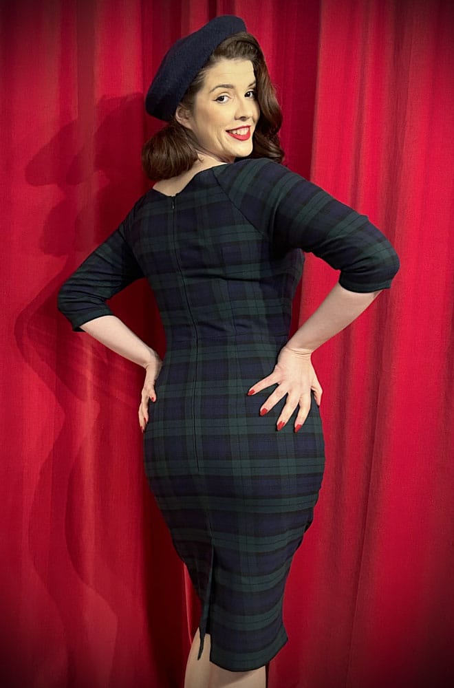 Tartan Hourglass Pencil Dress image 2