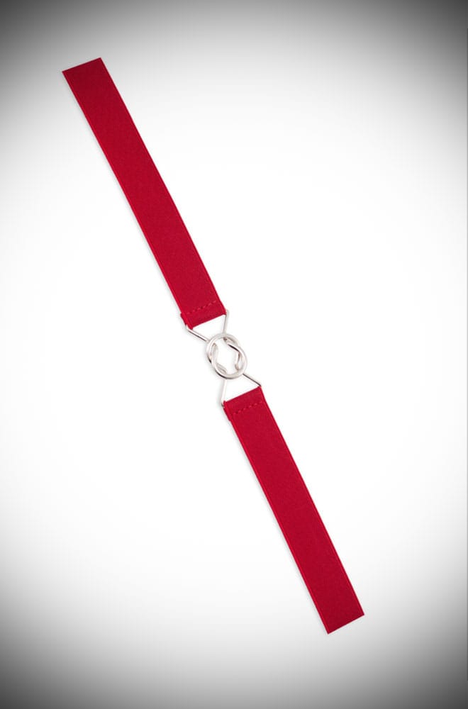 Red Macha Cinch Belt image 0