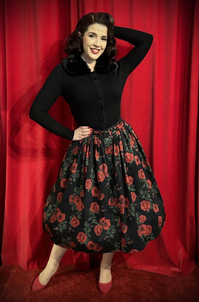 Faux Fur Collar Cardigan image 3