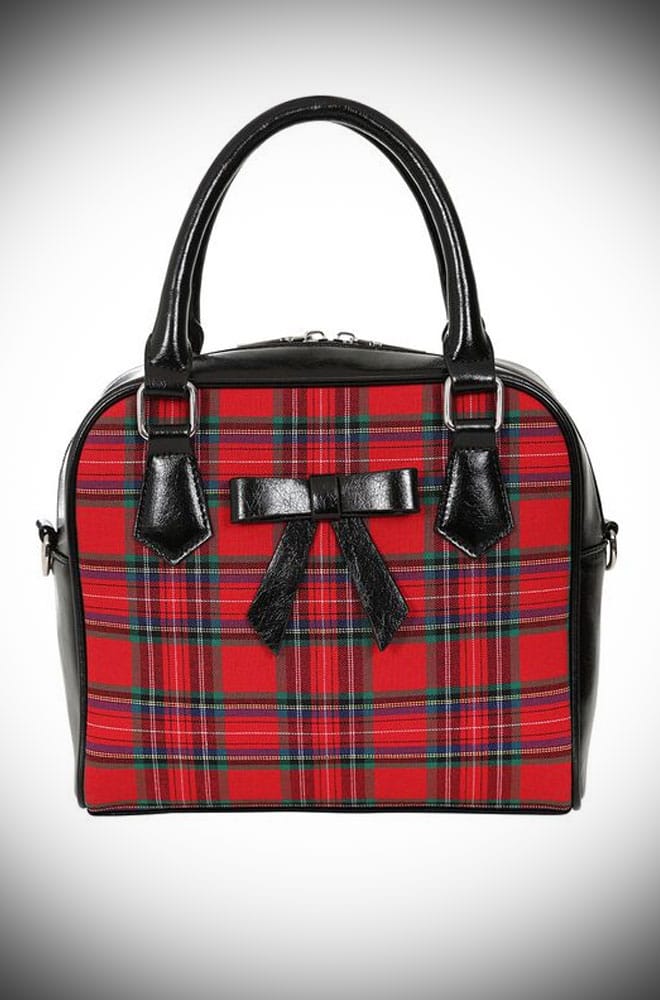 Red Tartan Handbag image 0