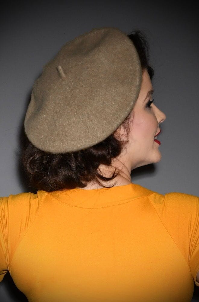Camel Film Noir Beret image 1