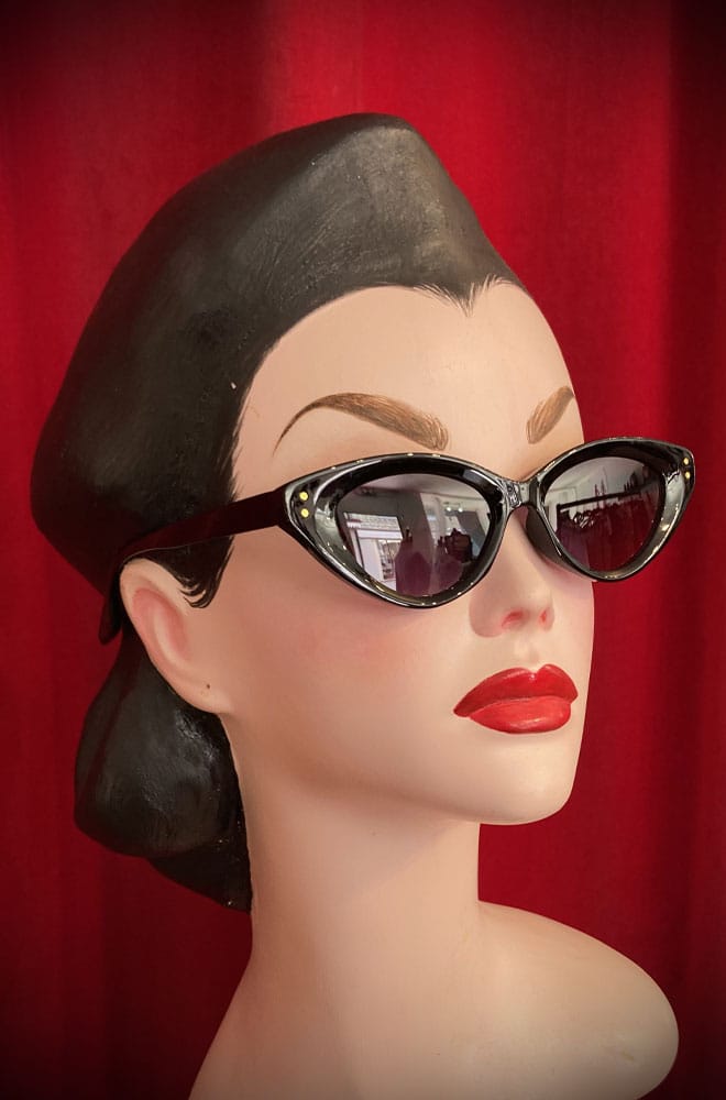 Black Eva Sunglasses image 1