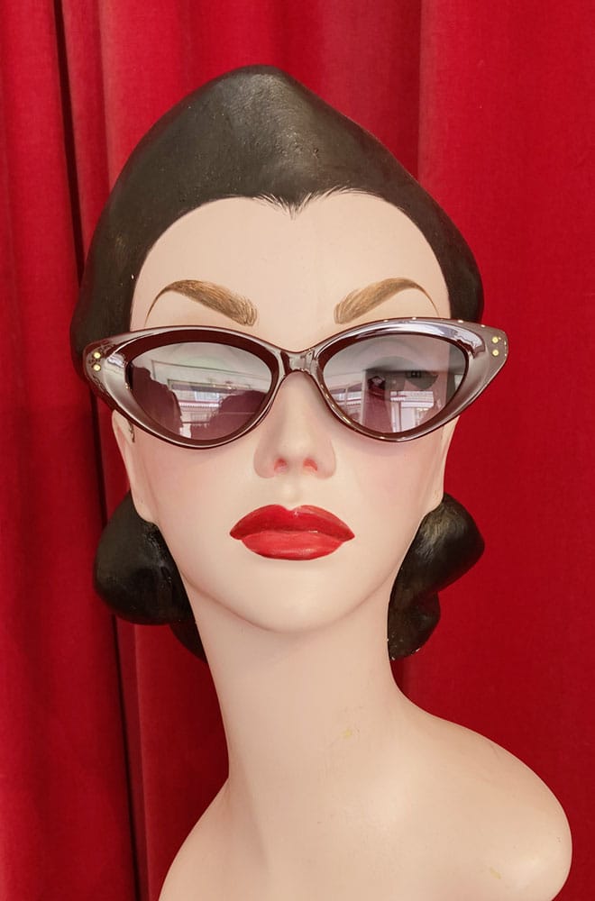 Burgundy Eva Sunglasses image 1