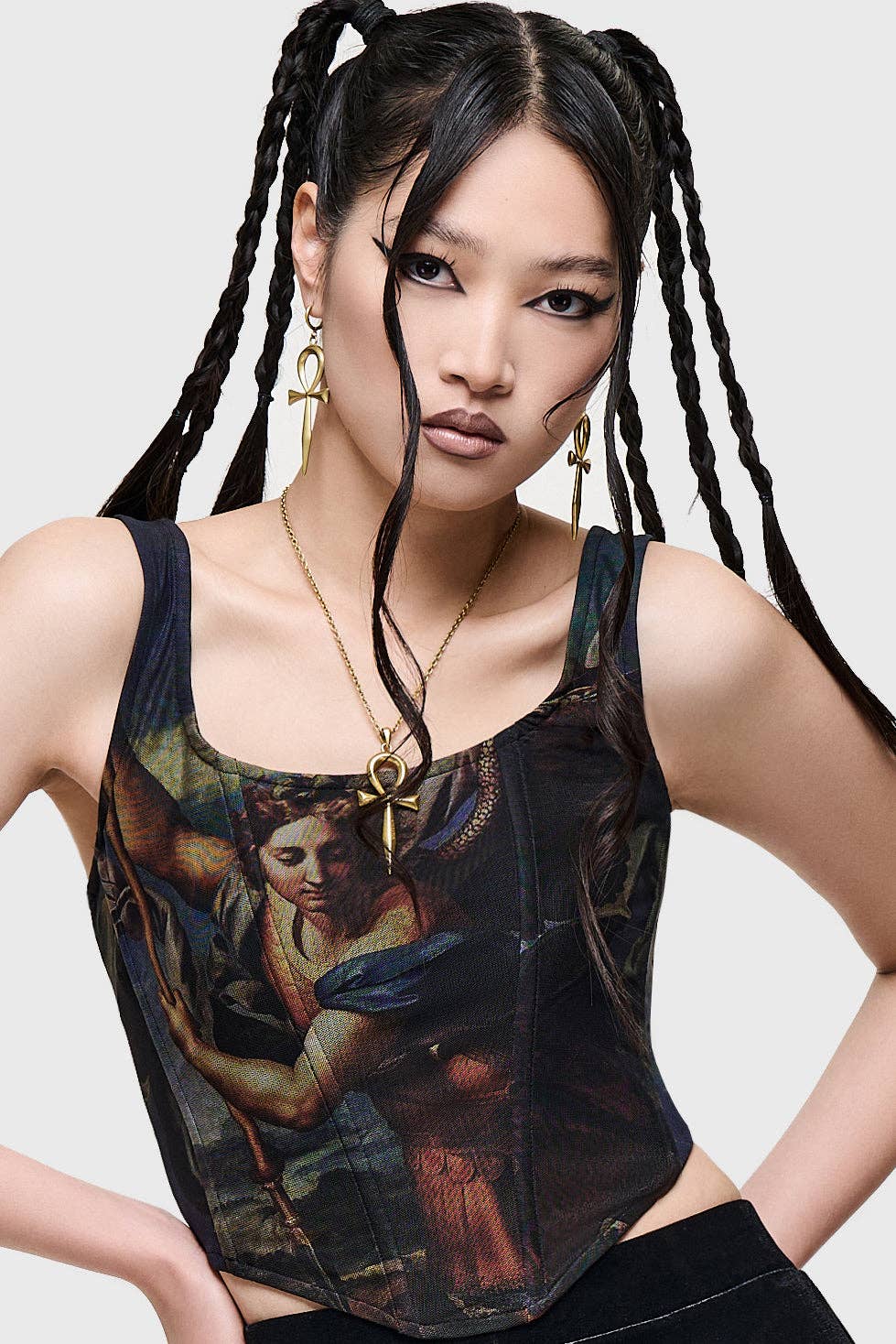Crypt Garden Corset Top
