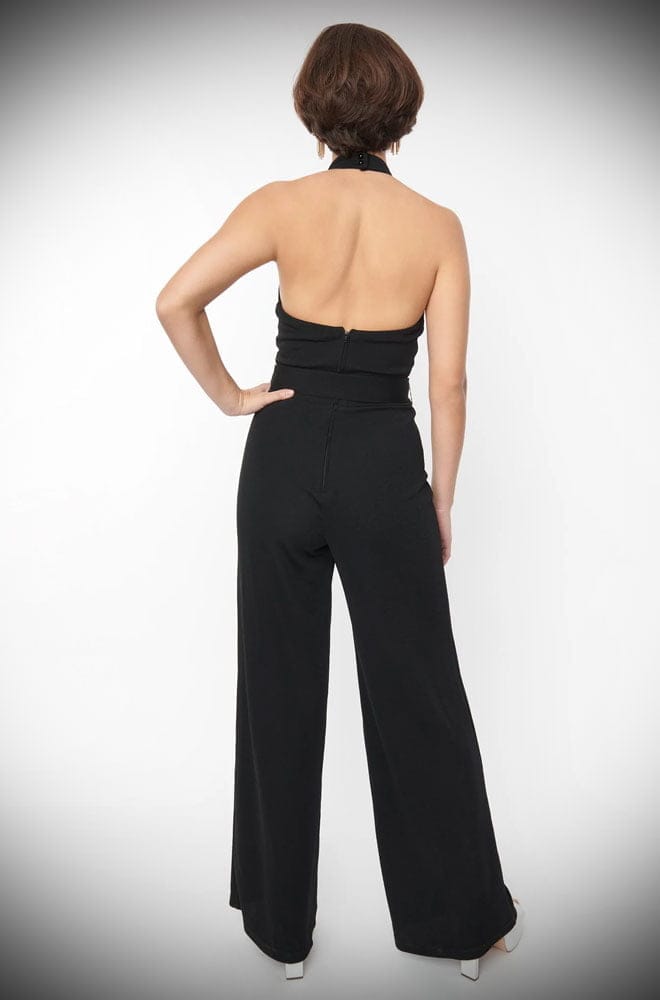 Black Glamour Goddess Jumpsuit image 9
