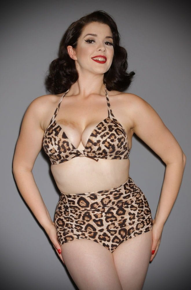Leopard Monroe Bikini Top image 0