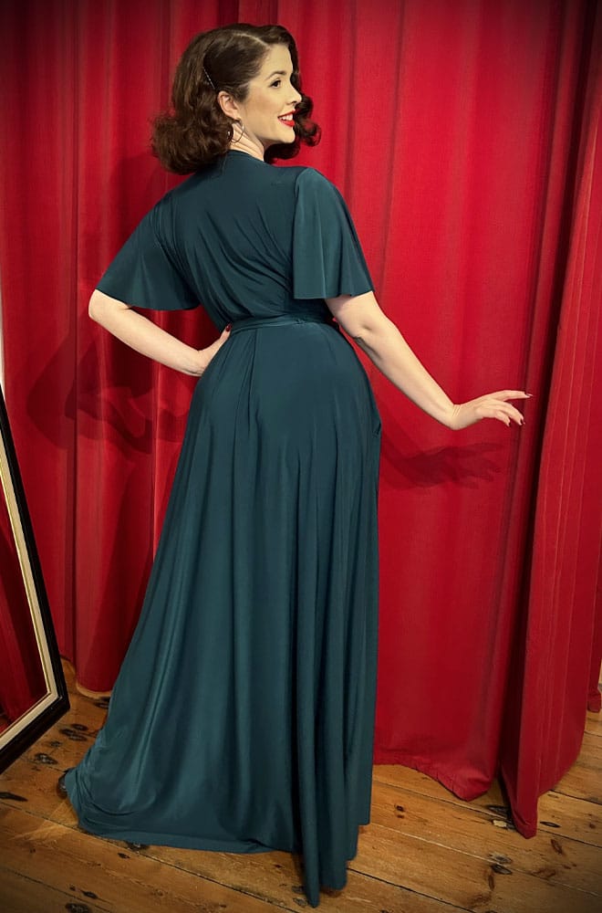 Green Flutter Claudia Maxi Dress image 1