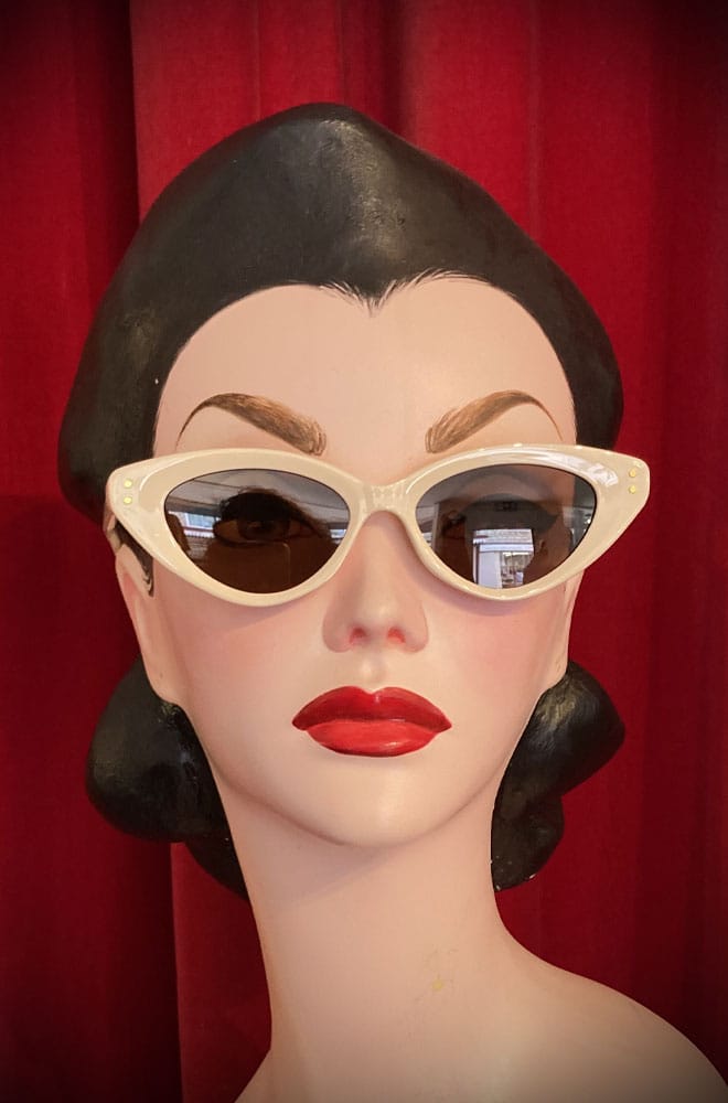 Cream Eva Sunglasses image 1
