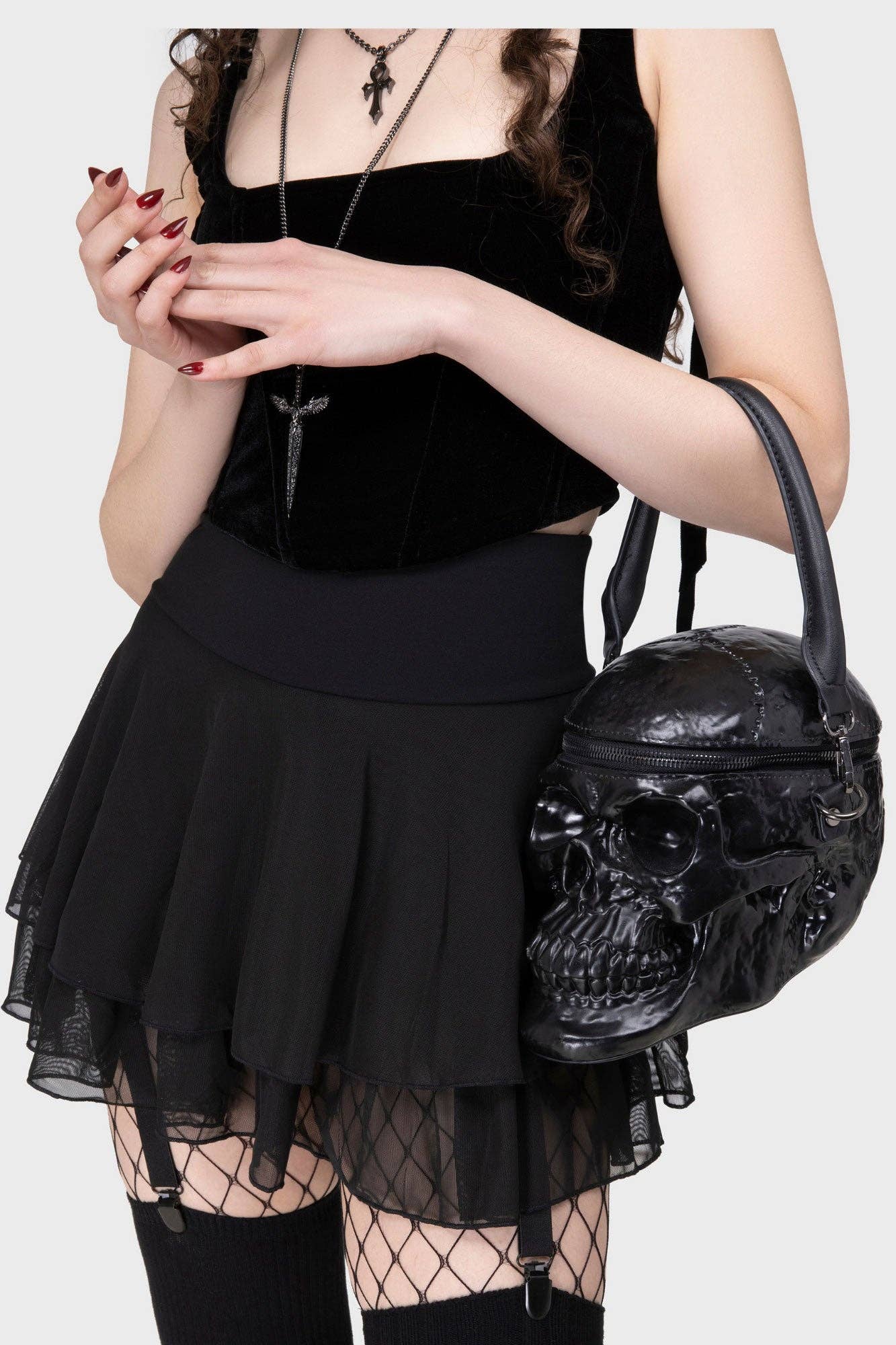 Grave Digger Skull Handbag