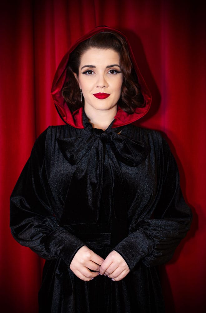 Black Velvet Alexandra Hood image 9