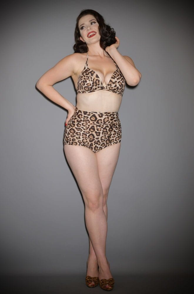 Leopard Monroe Bikini Top image 9