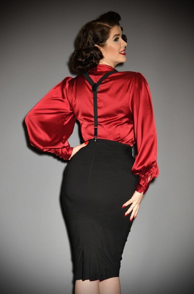 High Waisted Tracy Wiggle Skirt image 5