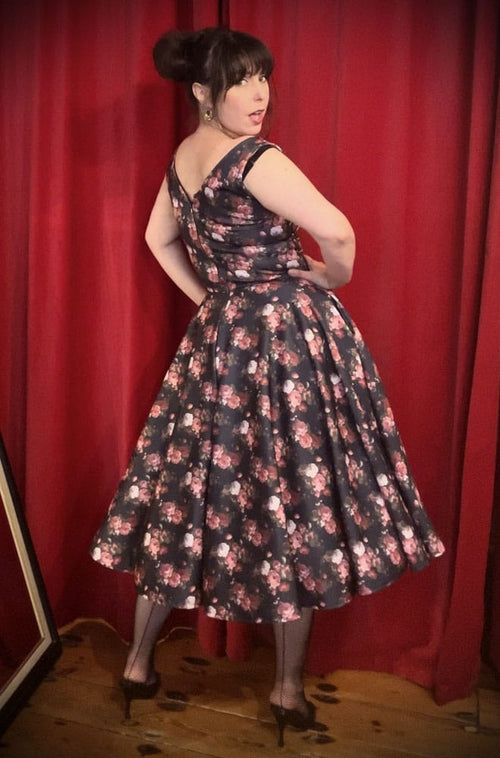 Aurora Vintage Floral Swing Dress image 1