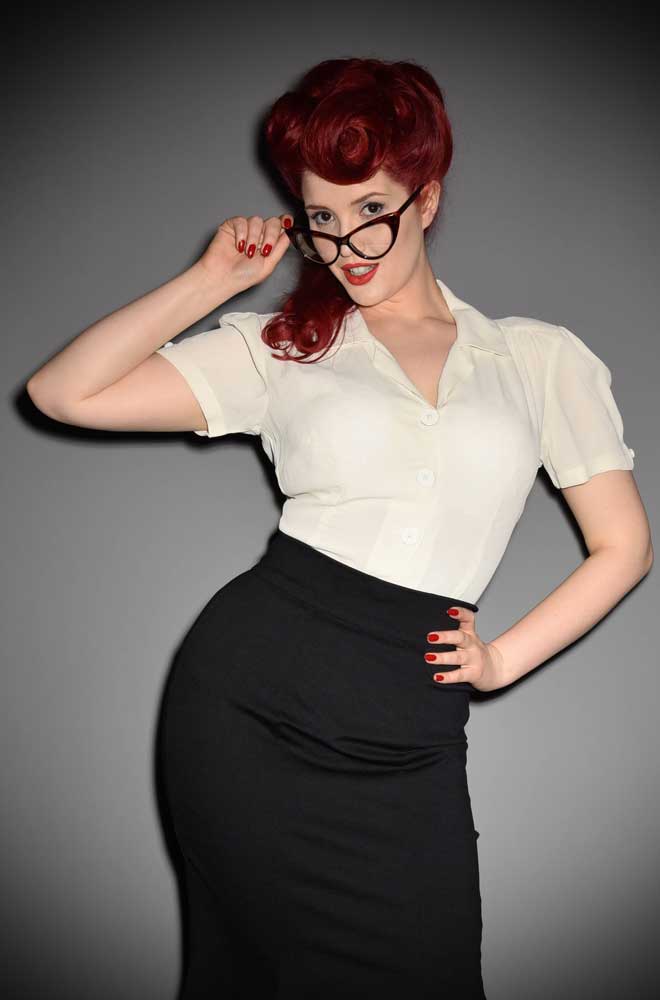 Cream Grace Blouse image 2