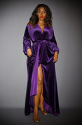 Purple Velvet Claudia Gown image 0